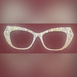 Wanda hybrid topper for Pair Eyewear frame Floral Patterned Women's Glasses NEW